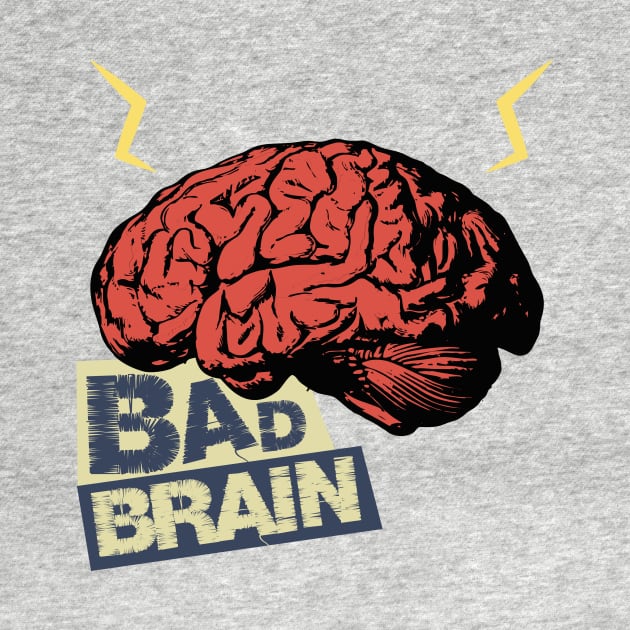 Bad Brain vintage color vector by Oopstore